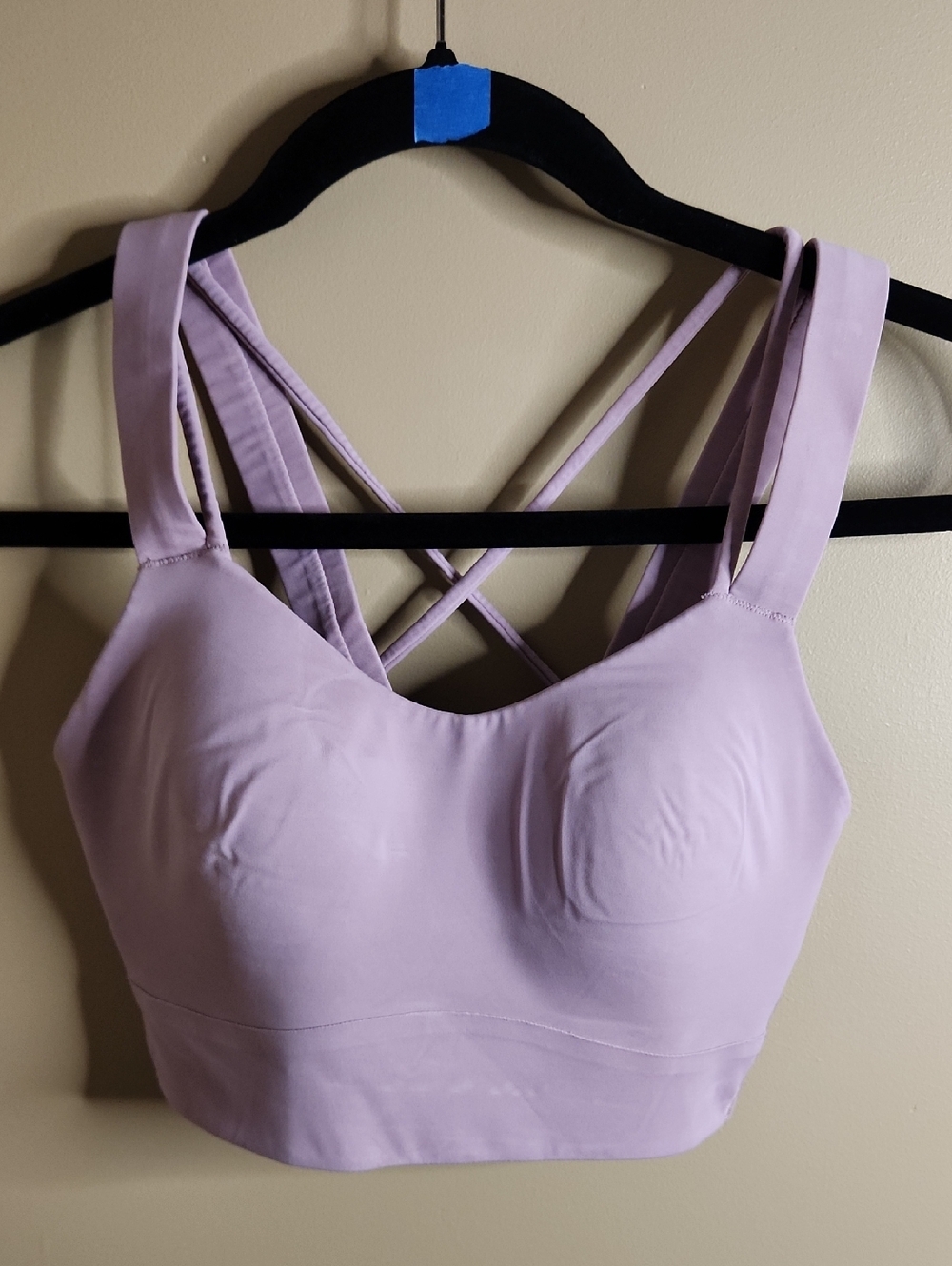 Lululemon Like a Cloud Ribbed Longline Bra *Light Support, D/DD Cup. Est Sz 6.